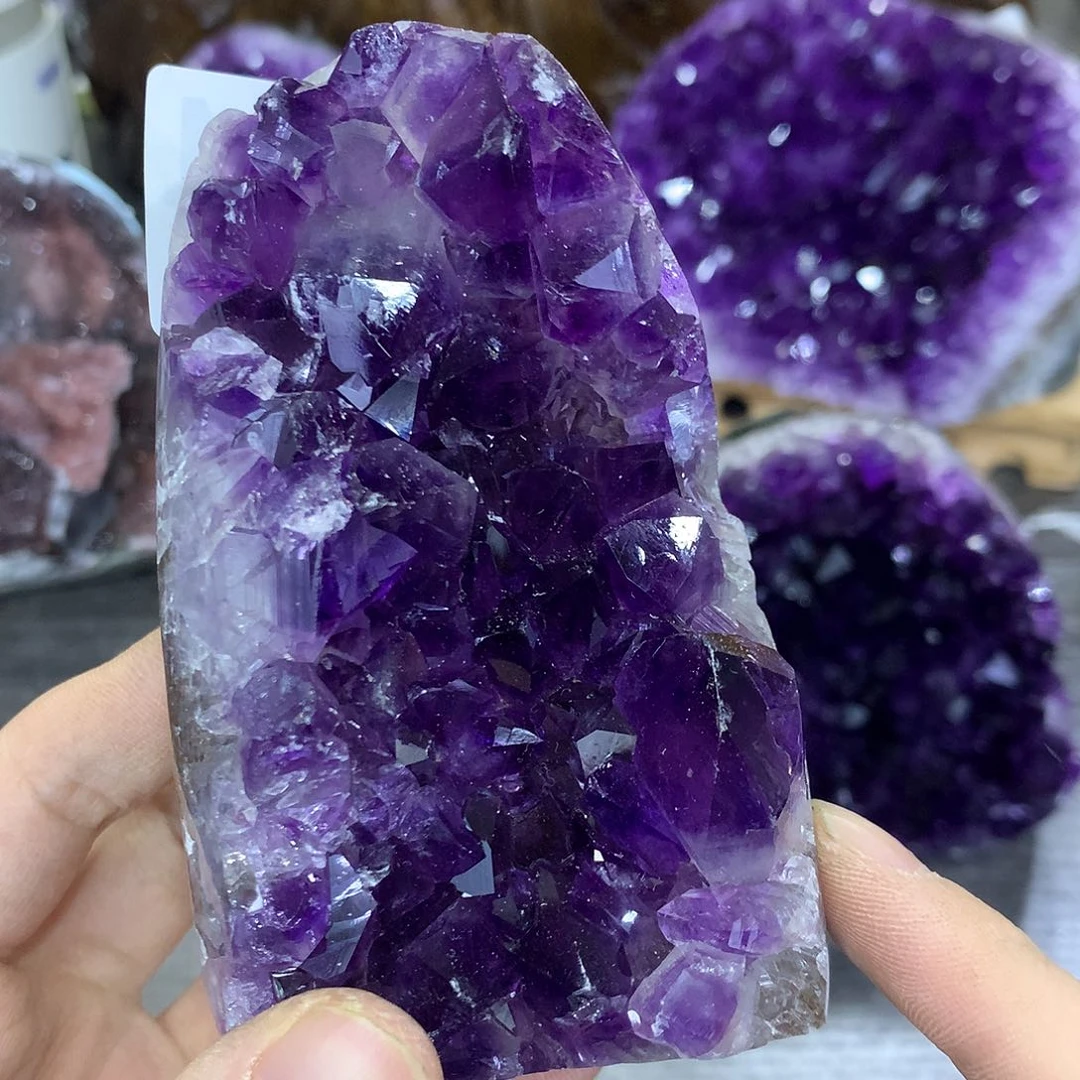 紫晶珠宝半成品未镶嵌594