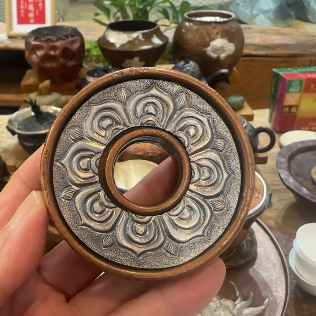 6.3莲花铜包银盖置