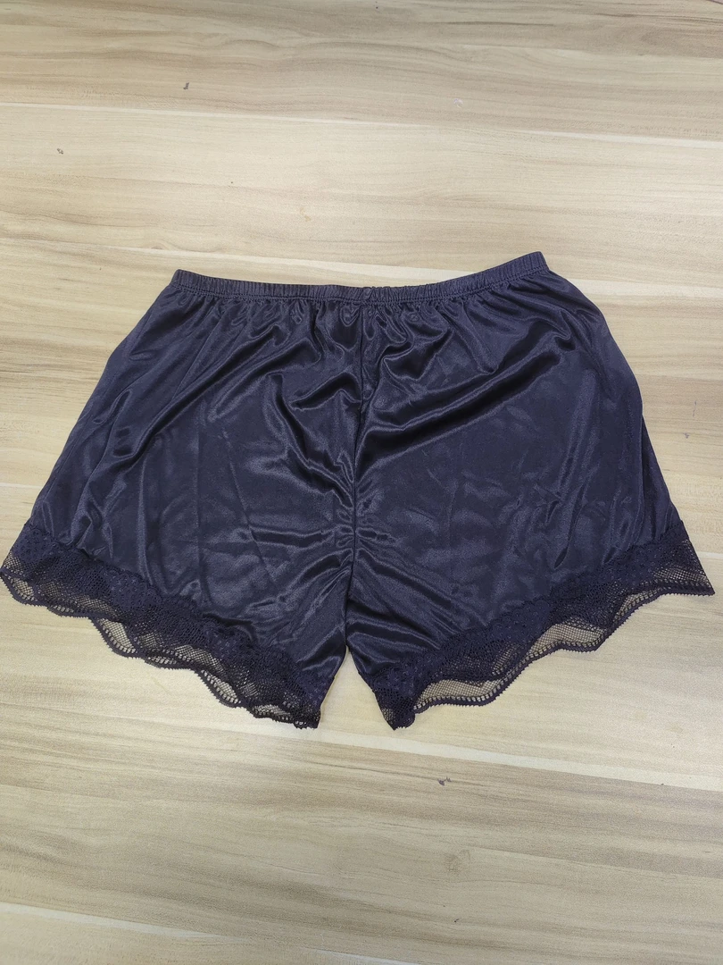 春夏塔芙纱珠光感丝滑圆光布凉感花边安全裤高端打底裤HF888-3