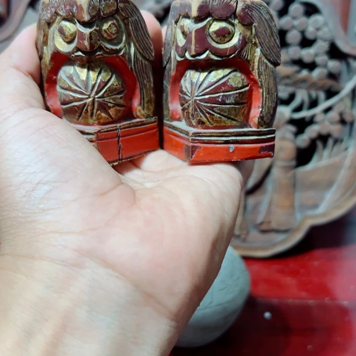 梅***活木木雕工艺品摆件