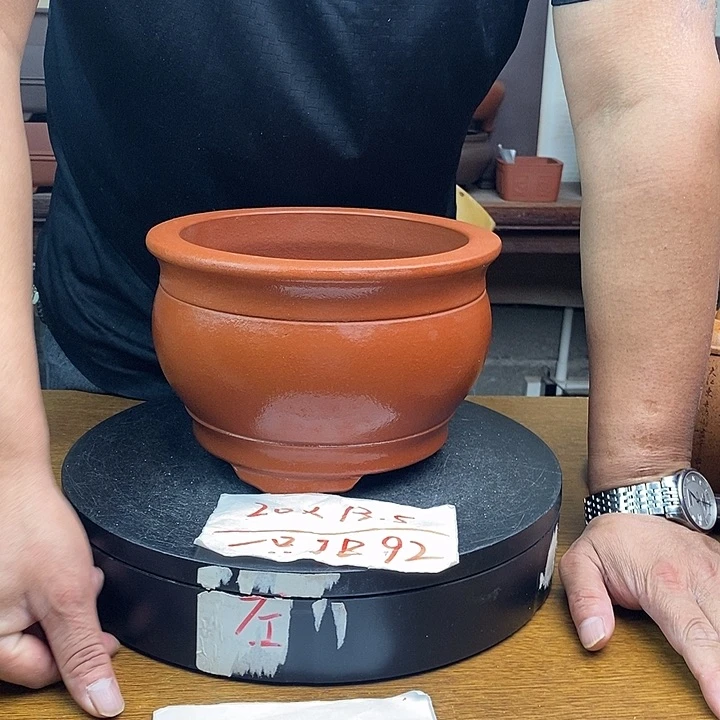 紫砂花盆货号一只JB92