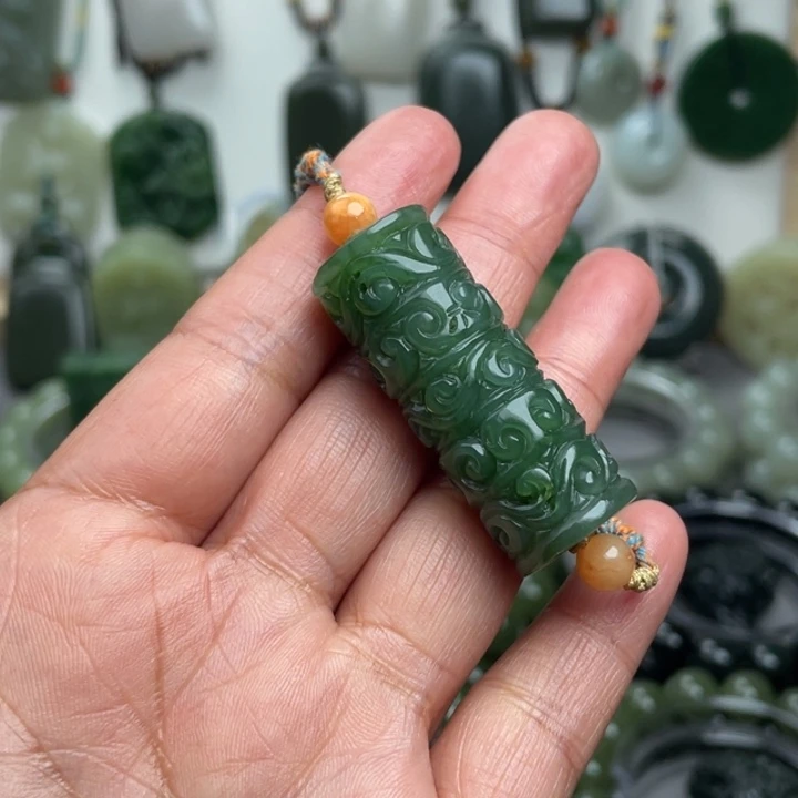 和田玉（碧玉）未镶嵌颈饰