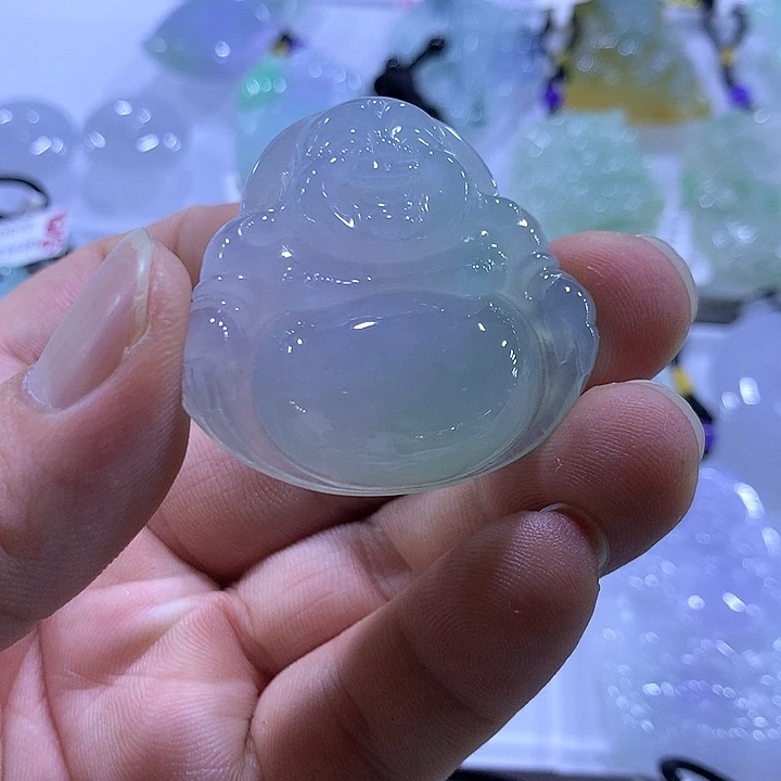 翡翠未镶嵌颈饰天然翡翠A货吊坠