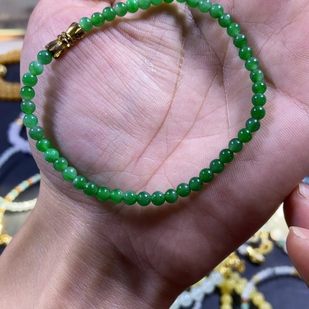 定制翡翠未镶嵌缅甸翡翠a货卡3.9