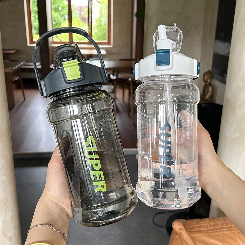 【大汉专属】高颜值水杯夏天季超大容量号运动水壶瓶便携健身