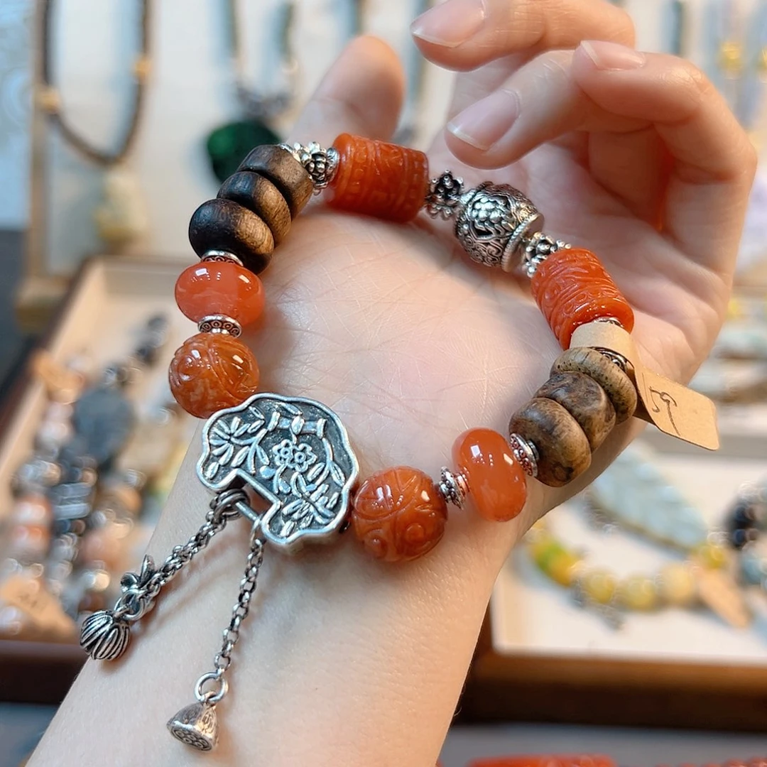 翡翠手链未镶嵌迪**9