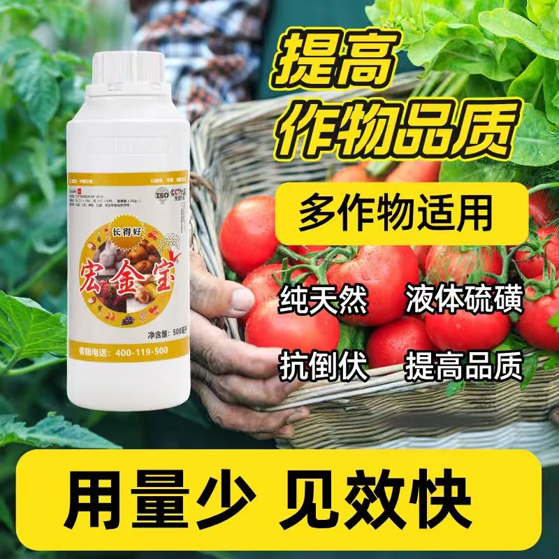 宏金宝-硫磺植物营养液 适用于蔬菜 大蒜等农作物通用型畅销款