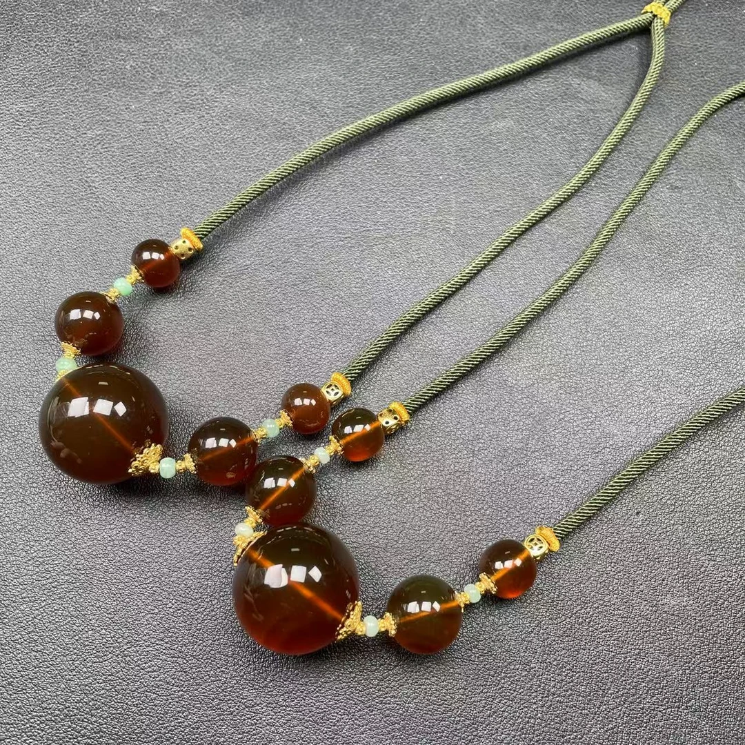 【玉经纶】40703/HQ37-琥珀吊坠-多样性发其一