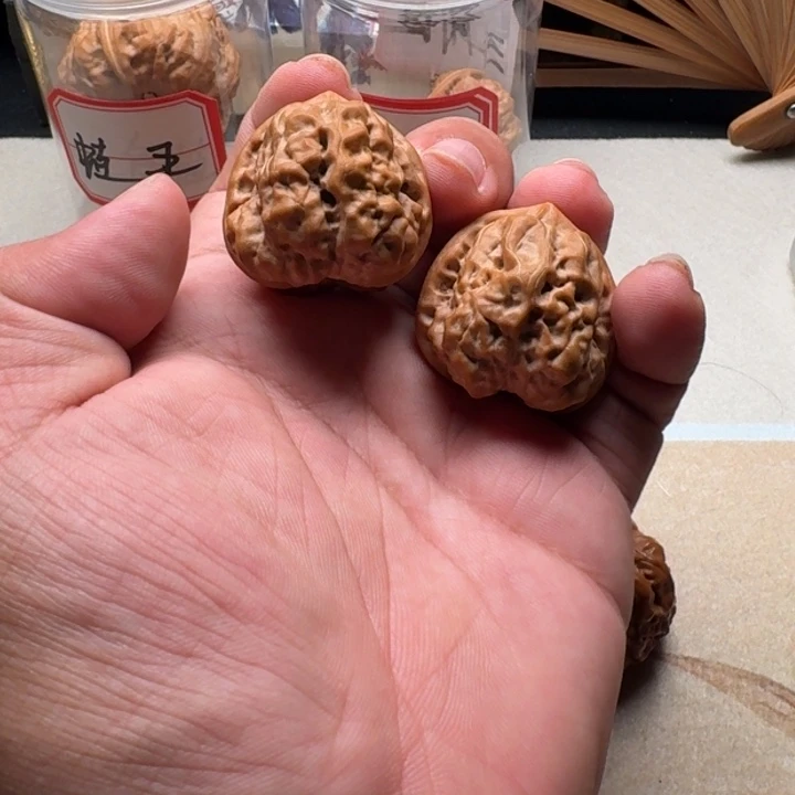 -***飒吊坠文玩核桃35三角蛙