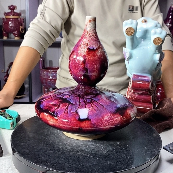 瓷片中国神垕精品钧瓷