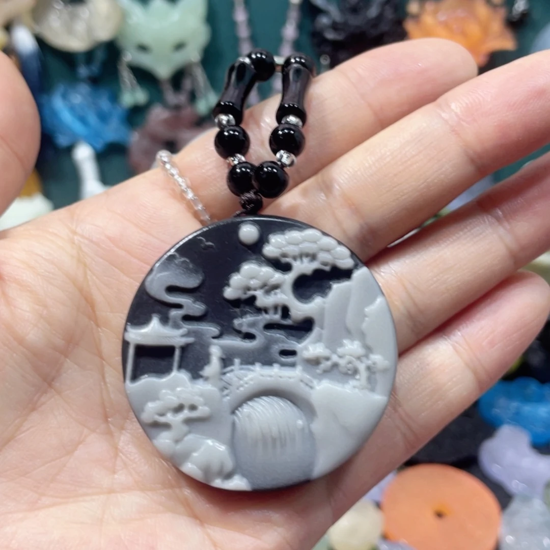 【闪购商品】未镶嵌岫玉颈饰11项链