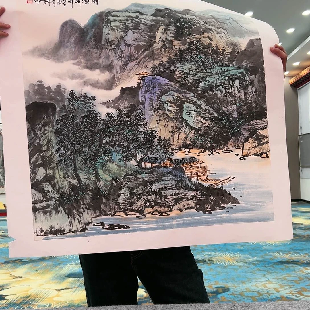 国画苏珊展览原作