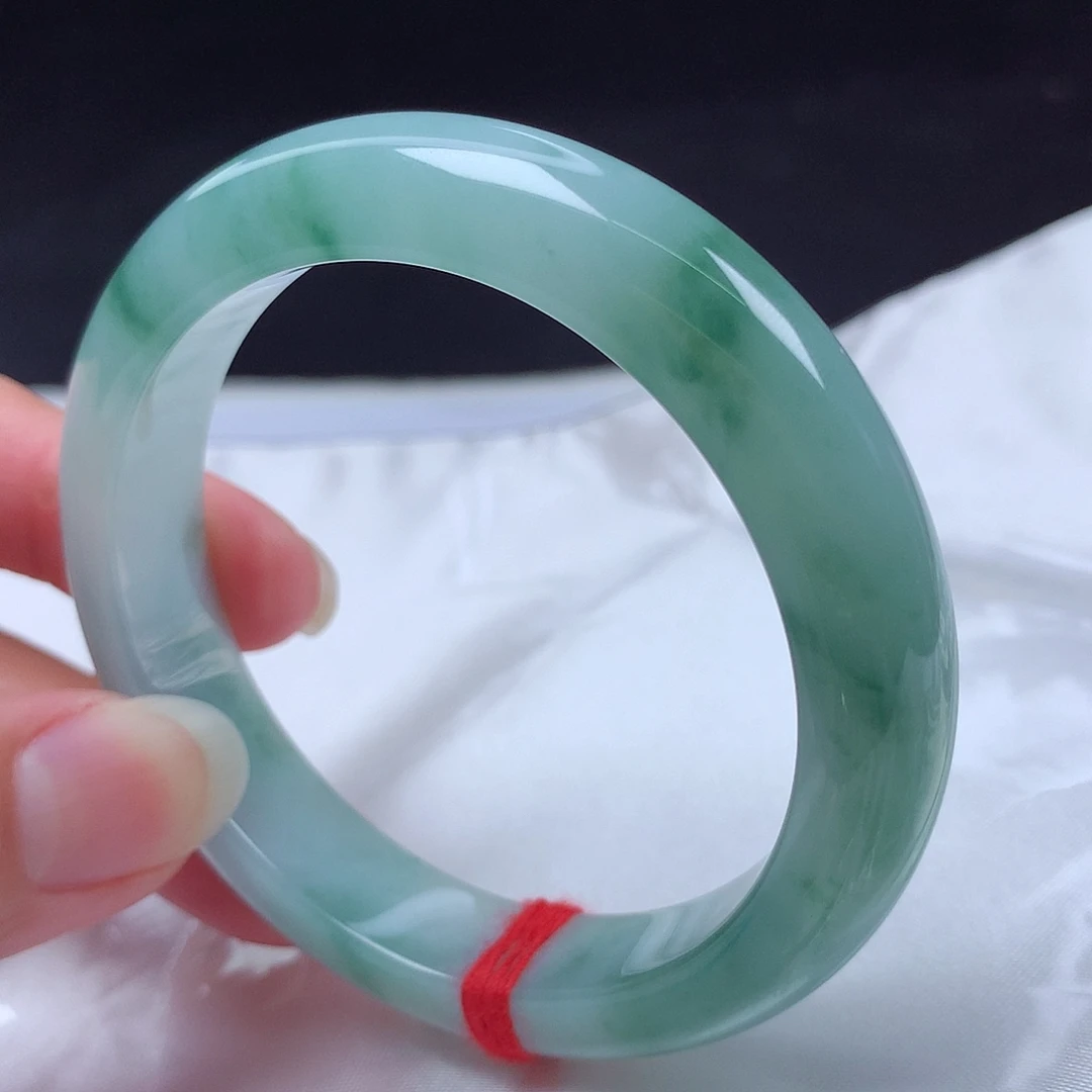 翡翠未镶嵌手镯53圈y563320