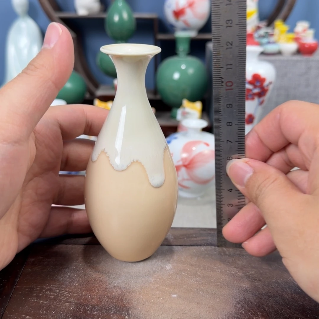 陶瓷手工小花器摆件