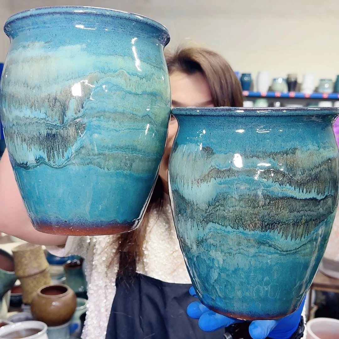 紫砂花盆高22口18