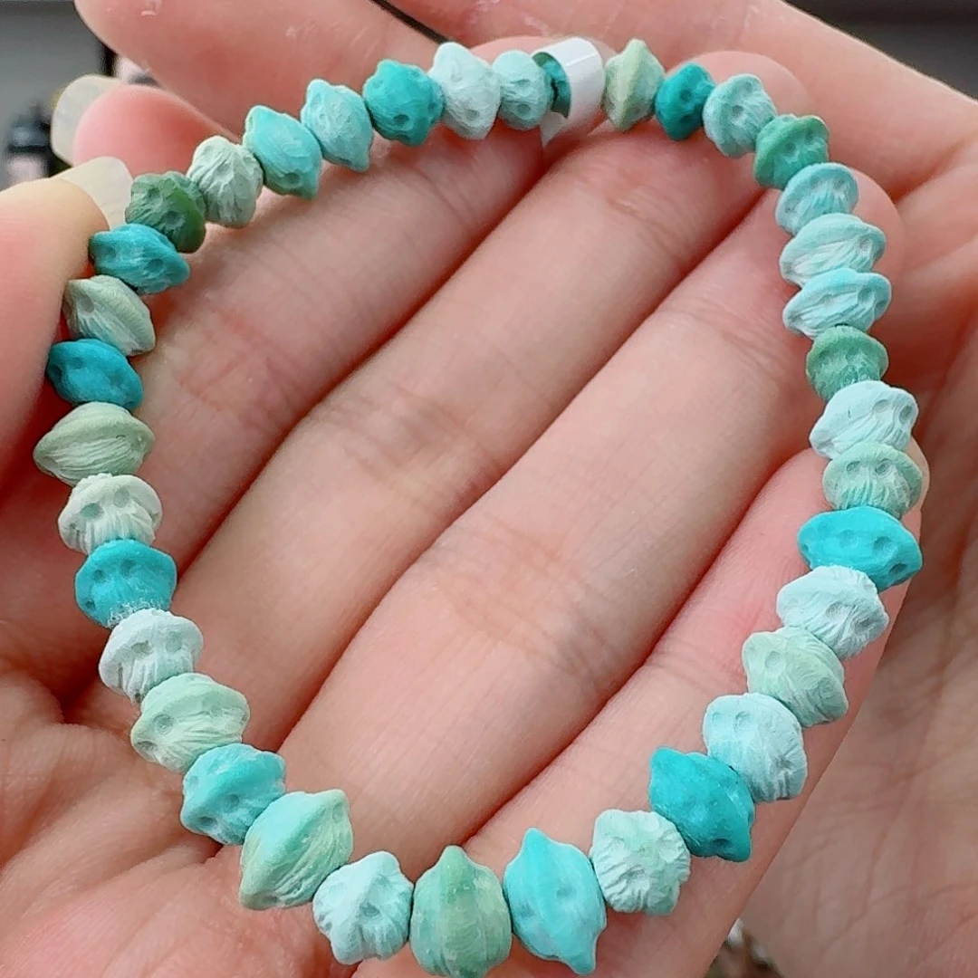 未镶嵌绿松石珠宝奇石