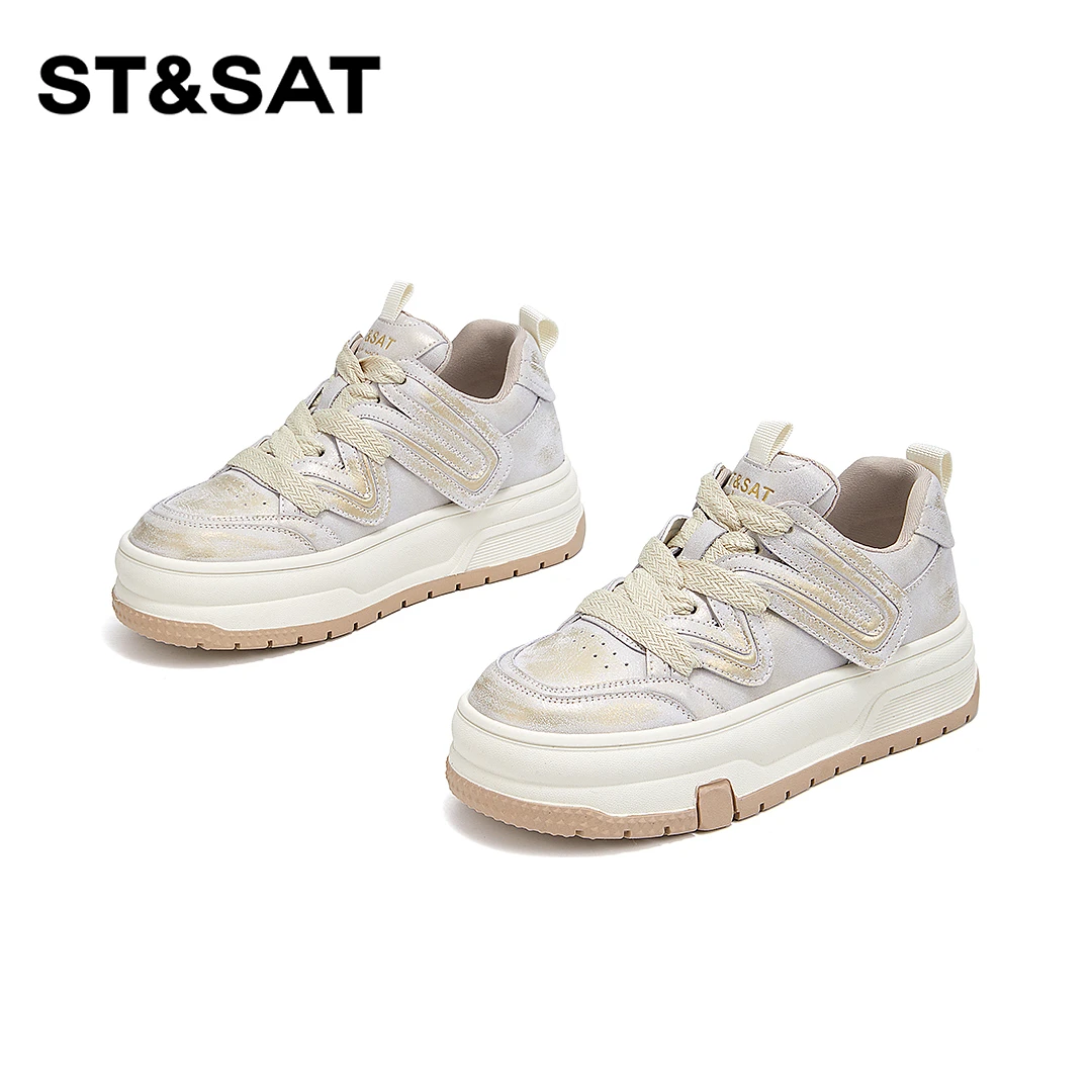 【远影 slides】星期六厚底舒适百搭休闲鞋2025新款板鞋SSD1112Q2N