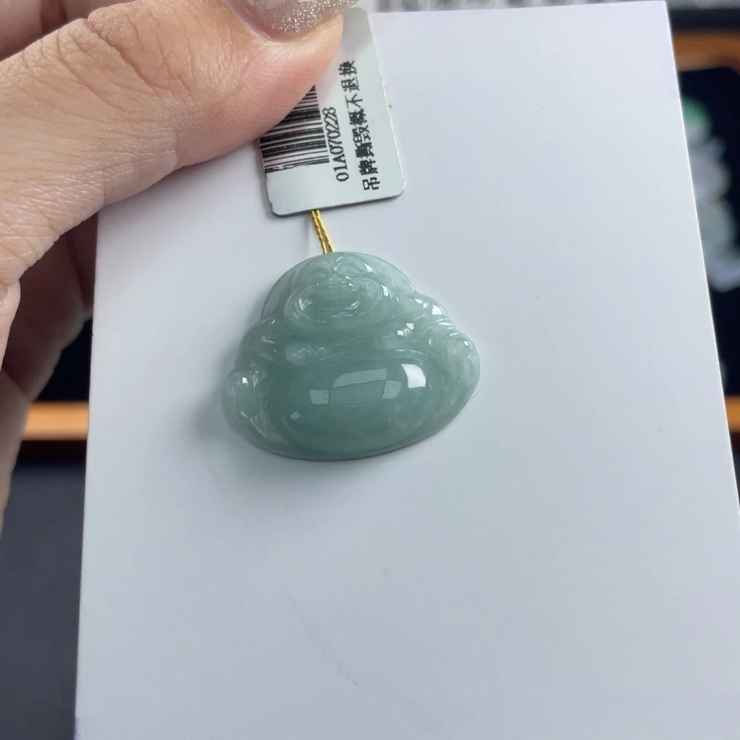 颈饰未镶嵌翡翠佛公