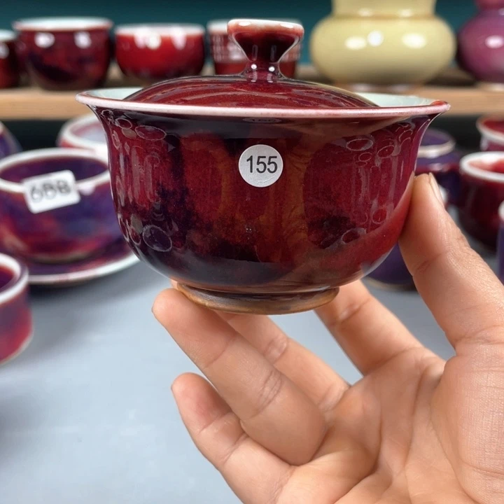 瓷片纯手工制作……微微瑕