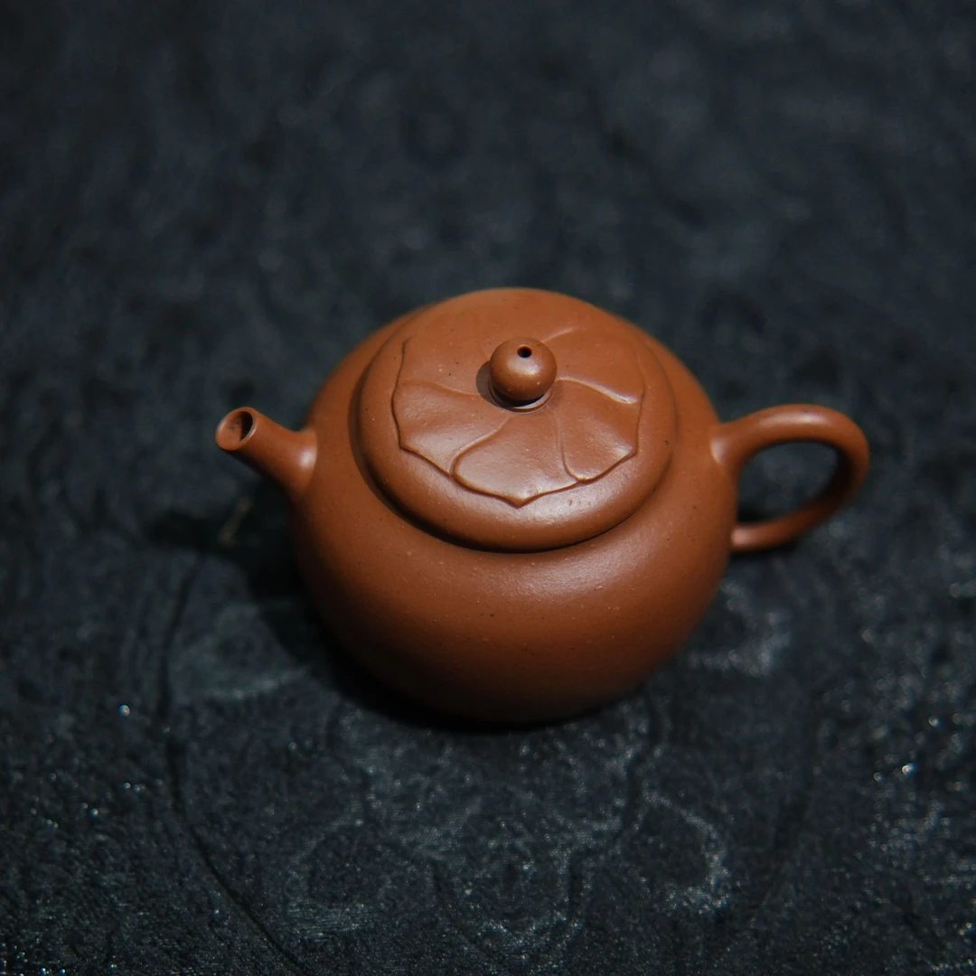 观一茶堂 | 三两茶叙·手工茶壶小煤窑朱泥葵暄壶100ml紫砂壶
