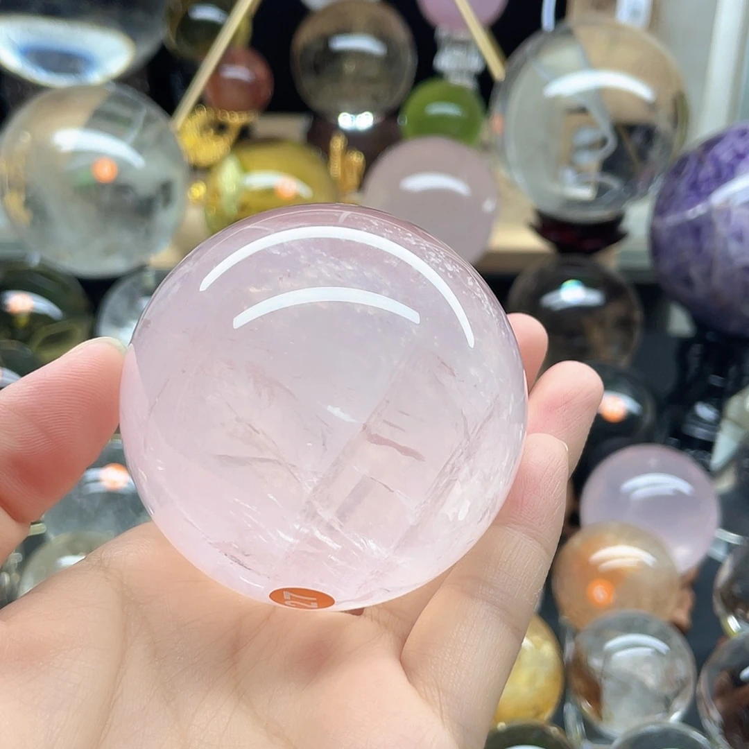 *****水晶珠宝半成品未镶嵌冰粉六芒星666A739