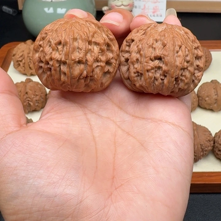 文玩核桃把件全品正磨42