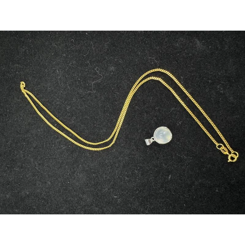 【基地先鉴后发】 48小时鉴赏期  K黄古巴链项链