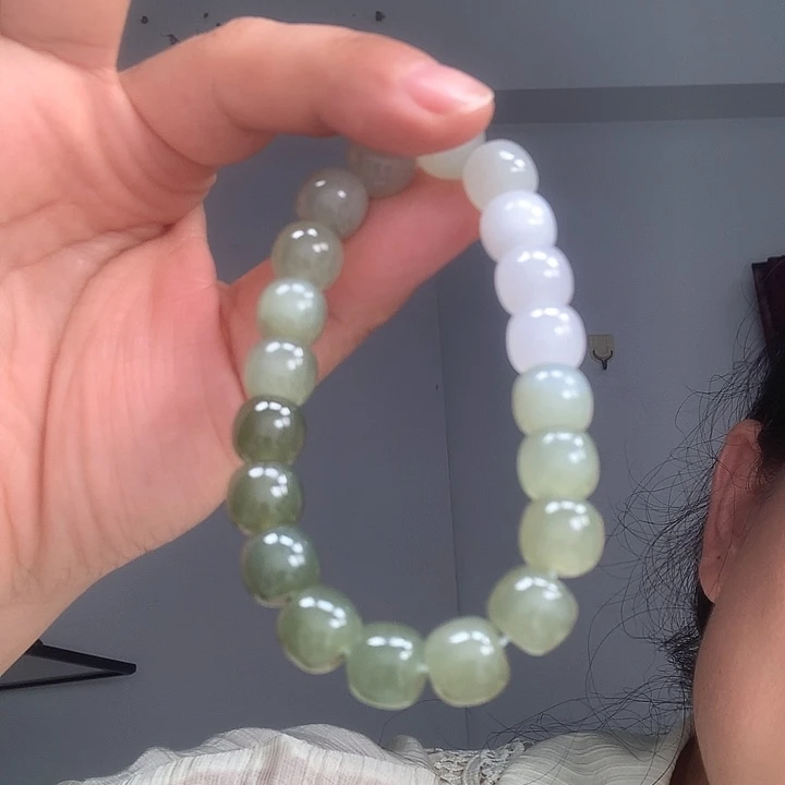 手链未镶嵌和田玉（糖玉）