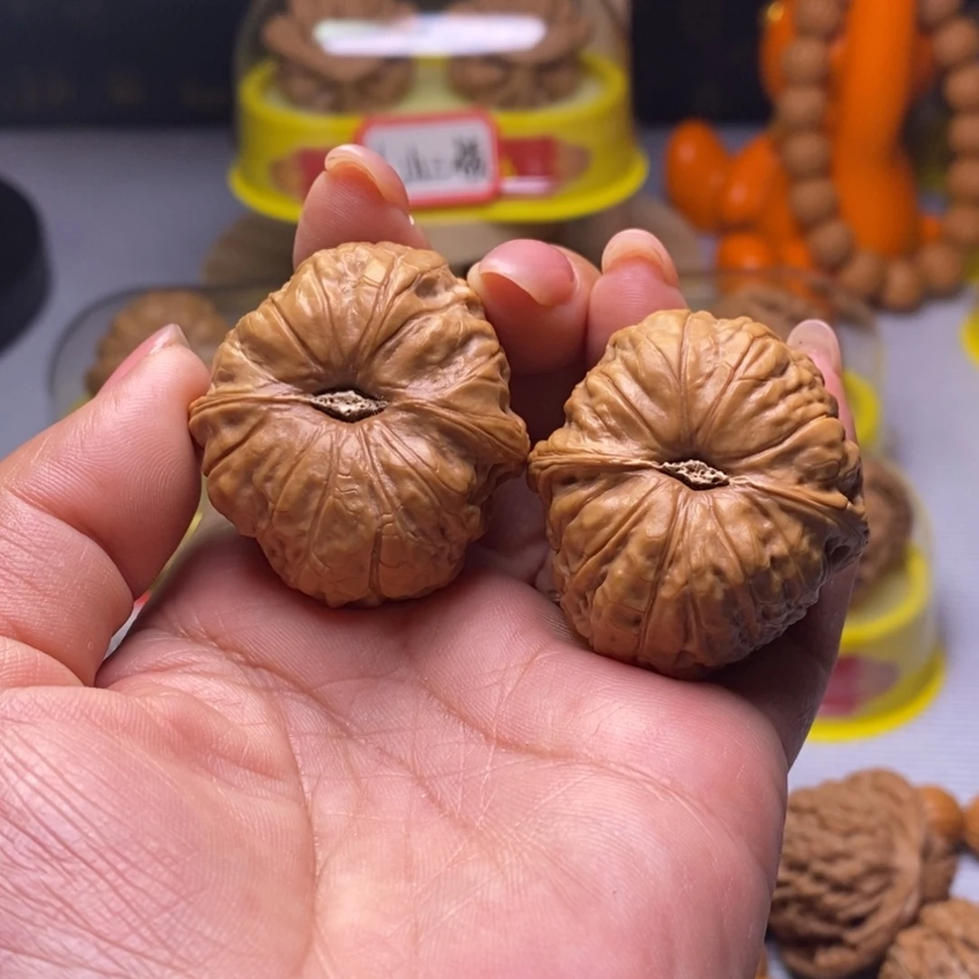 把件文玩核桃S****ღ南瓜墩