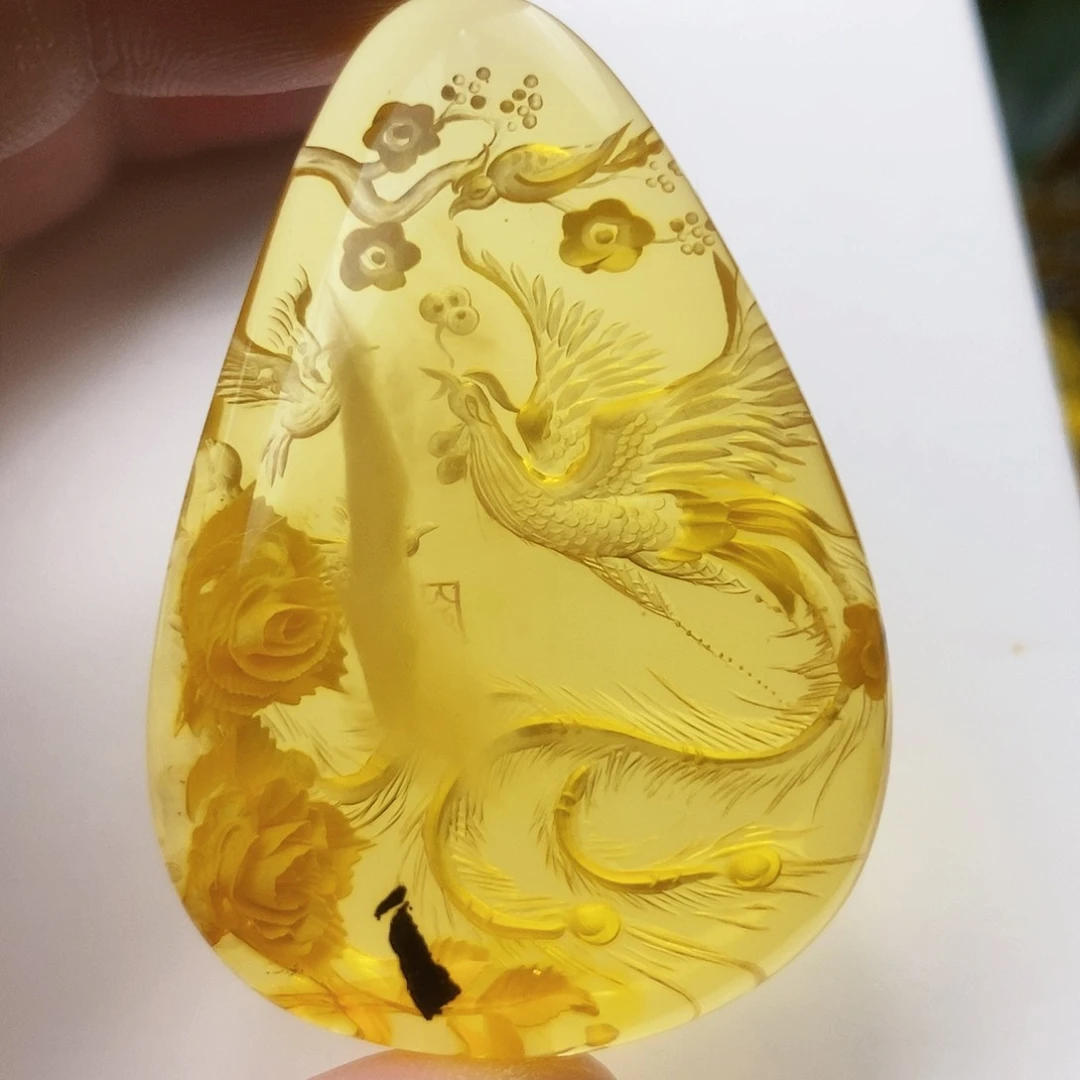 【闪购商品】金珀吊坠(不含链)未镶嵌