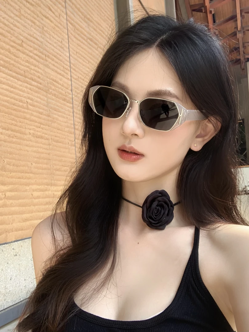 CDLM陈大刘芒 【小冰块】质感方框潮流太阳镜防晒墨镜女