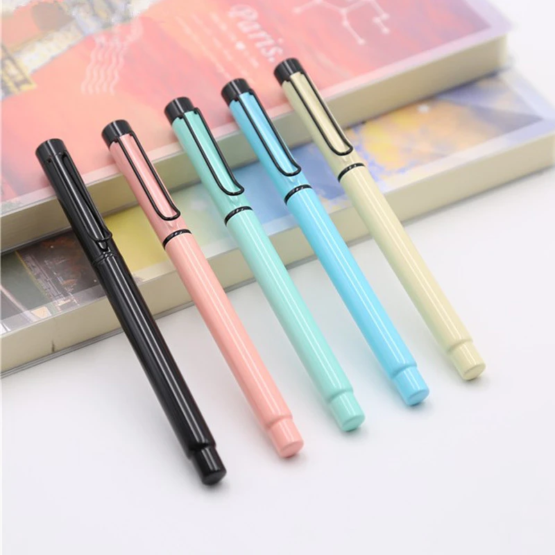 烂笔头6001钢笔正姿金属杆老式挤压捏胆吸墨书法练字小学生三年级