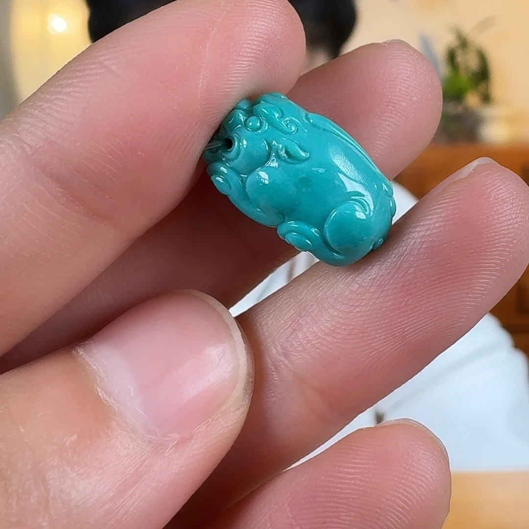 绿松石未镶嵌挂件