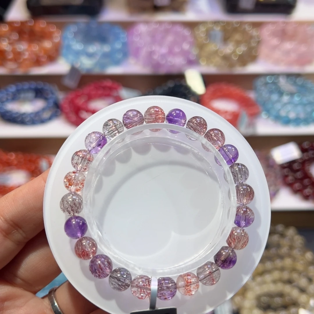 未镶嵌手串水晶典藏级顺发超七7.6