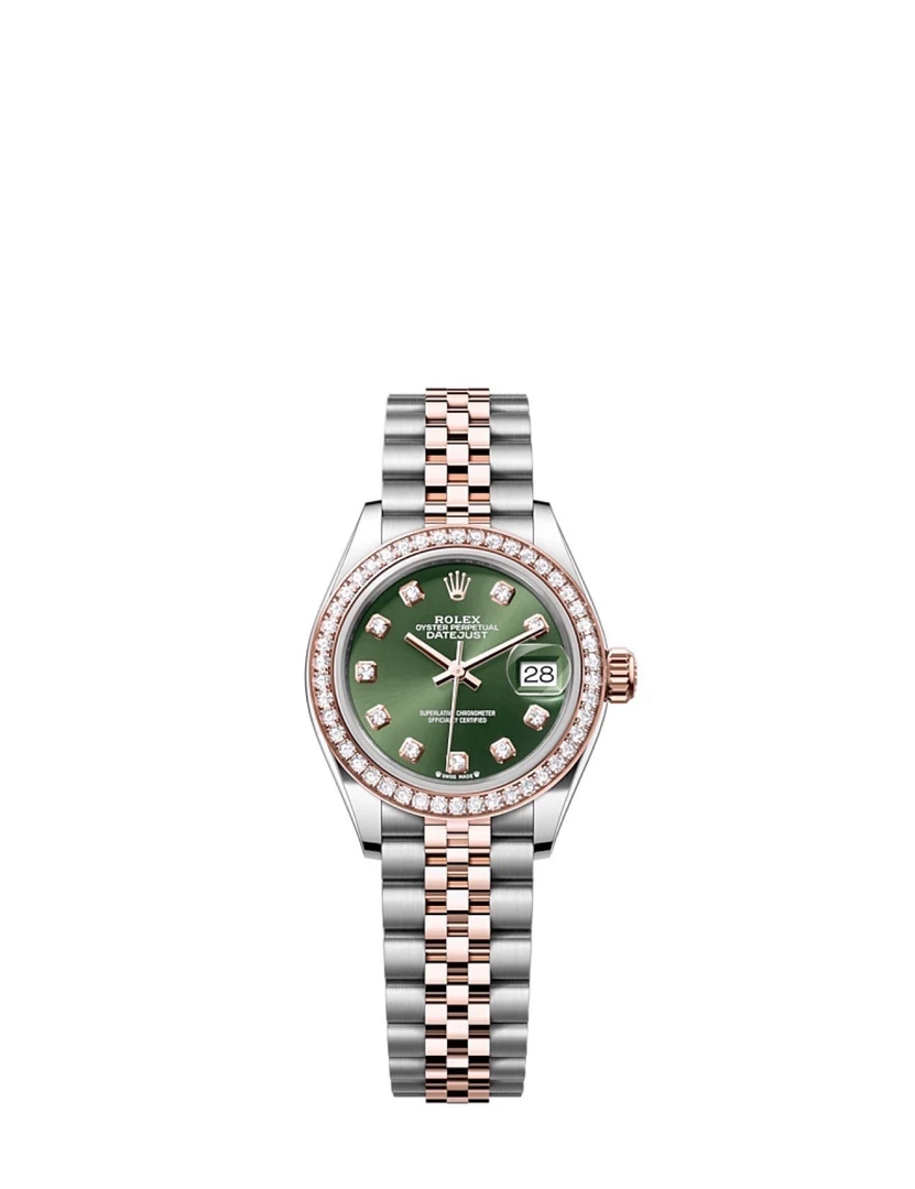 99新 Rolex/劳力士 女装日志型系列m279381rbr-0007绿色23年全套