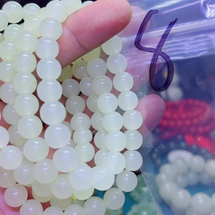 蛇纹石玉未镶嵌项链?***?