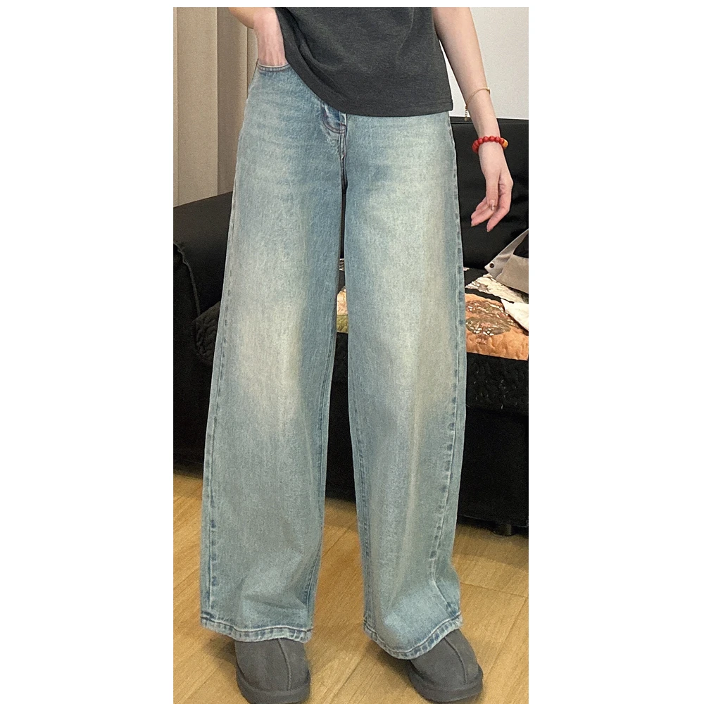 【新品】秋款/简约不简单/直筒阔腿/牛仔裤
