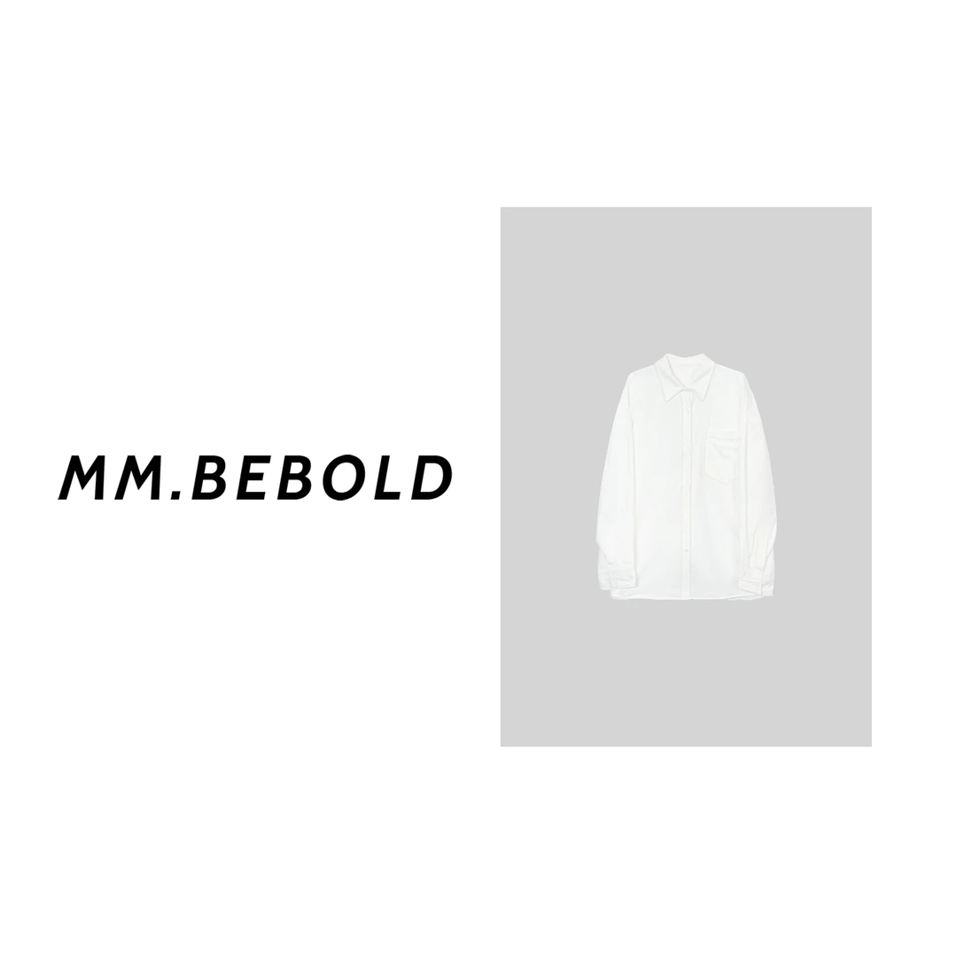 【妙姐精选】清冽 棉100 宽松简约法式慵懒长袖衬衫LZ11252