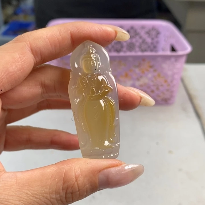 玛瑙/玉髓吊坠(不含链)未镶嵌