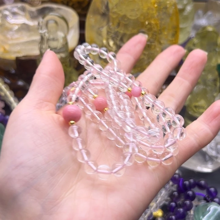 水晶珠宝半成品未镶嵌摆件