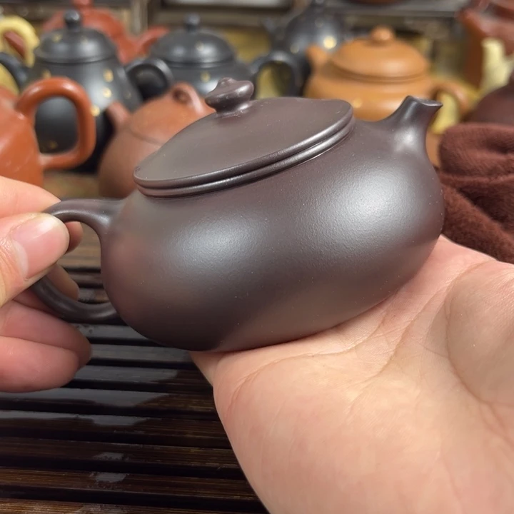 紫砂茶壶原矿紫砂半手工制作