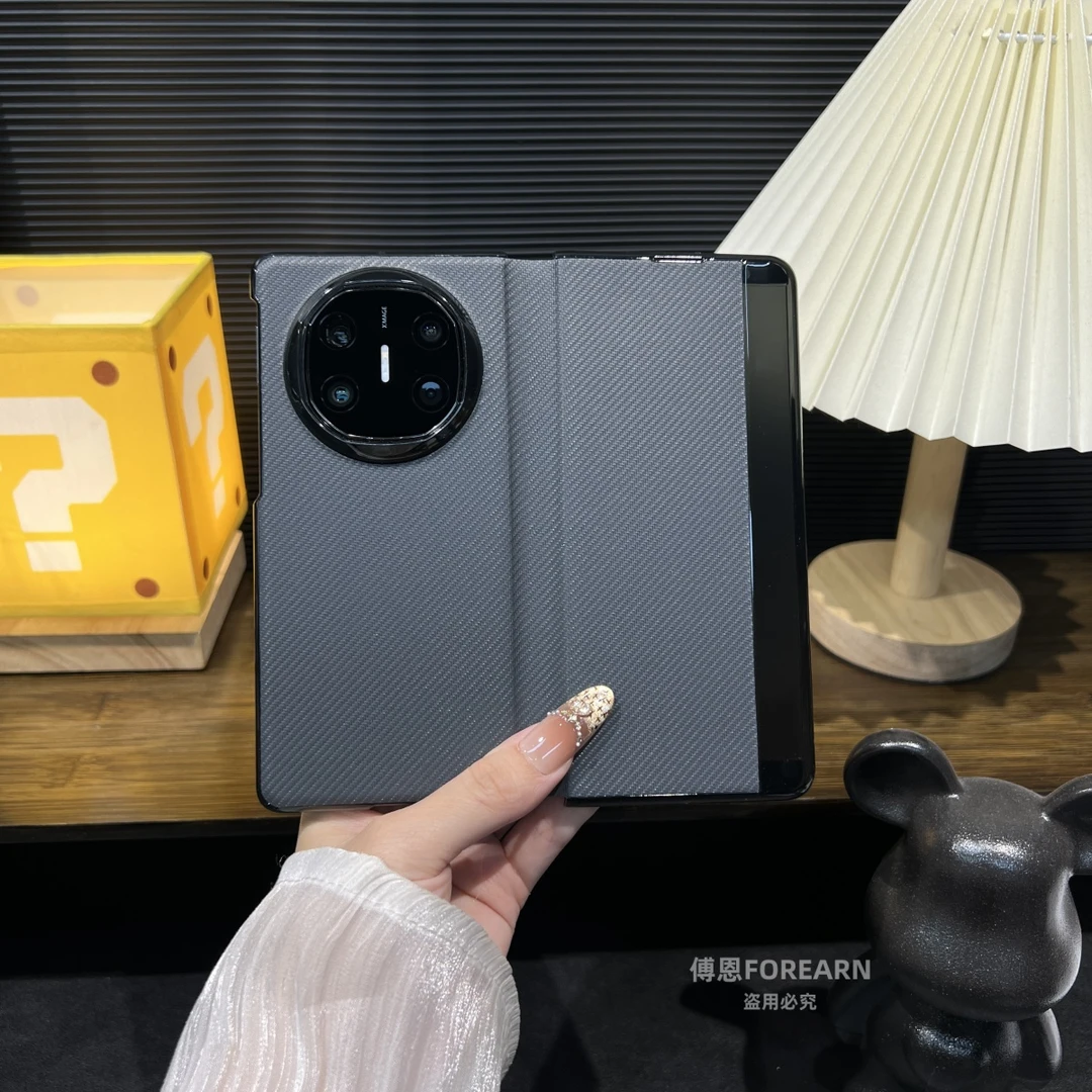 适用于华为matex5手机壳上下全包边翻盖matex6折叠屏保护套真皮x3