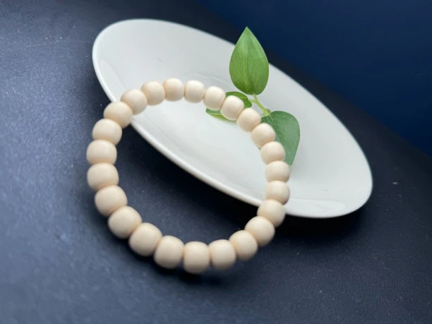 【利友猛犸】爆款！猛犸象牙老型手串全品毕业级文玩手串原色5A冰料