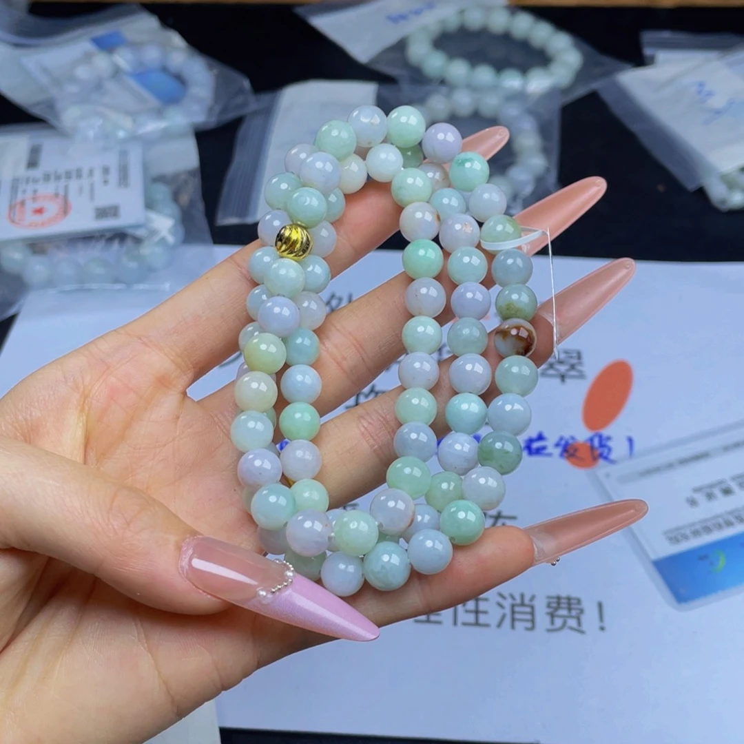 手链翡翠未镶嵌手串