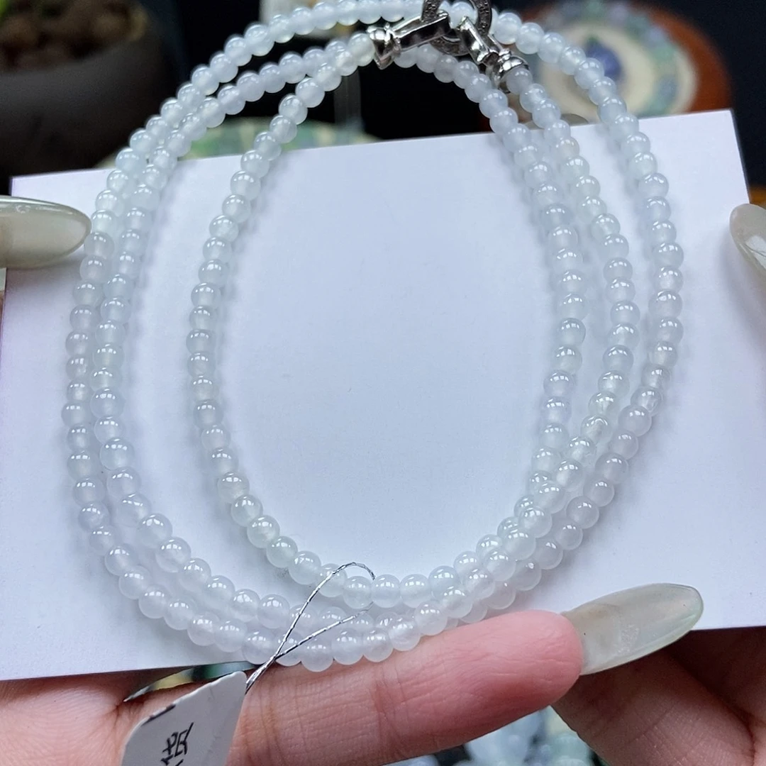 未镶嵌挂件翡翠珠链