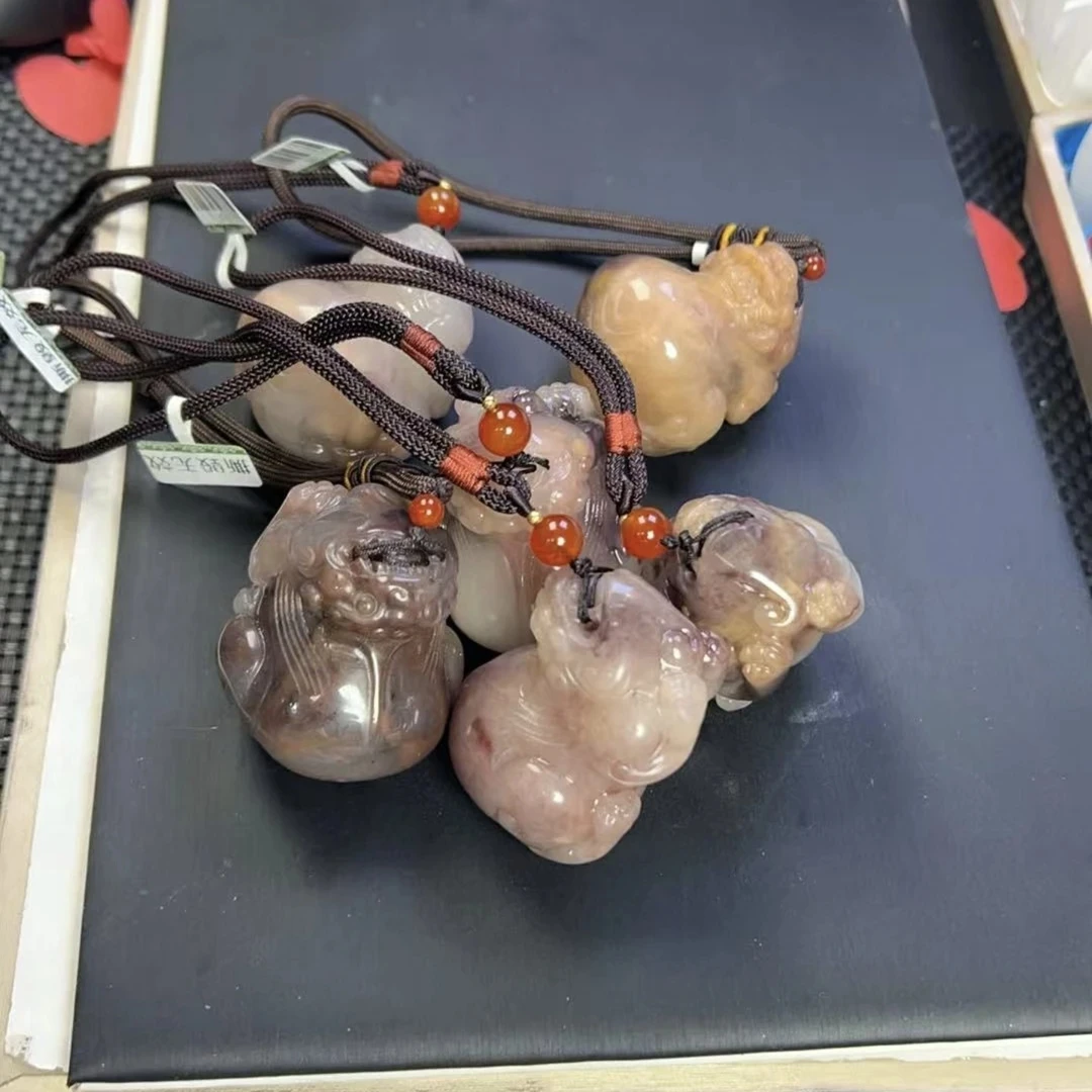 天然貔貅手把件多样性拍一发一