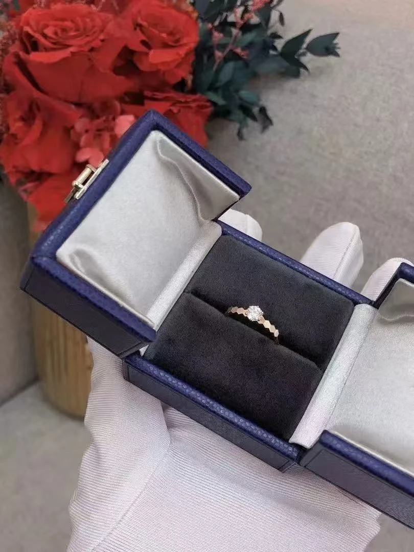 合金戒指 镀K金蜂巢戒指