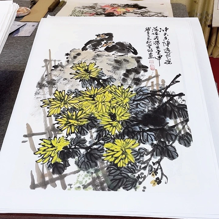 国画张圣敏先生纯手绘作品