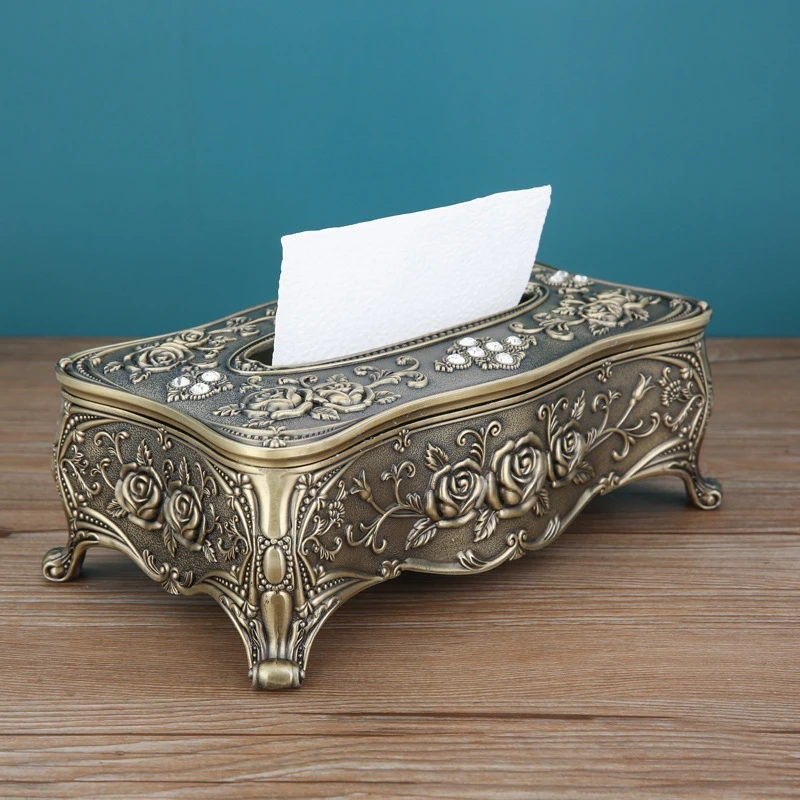 欧式纸巾盒家用客厅纸抽北欧网红ins创意高档轻奢餐厅可爱抽纸盒