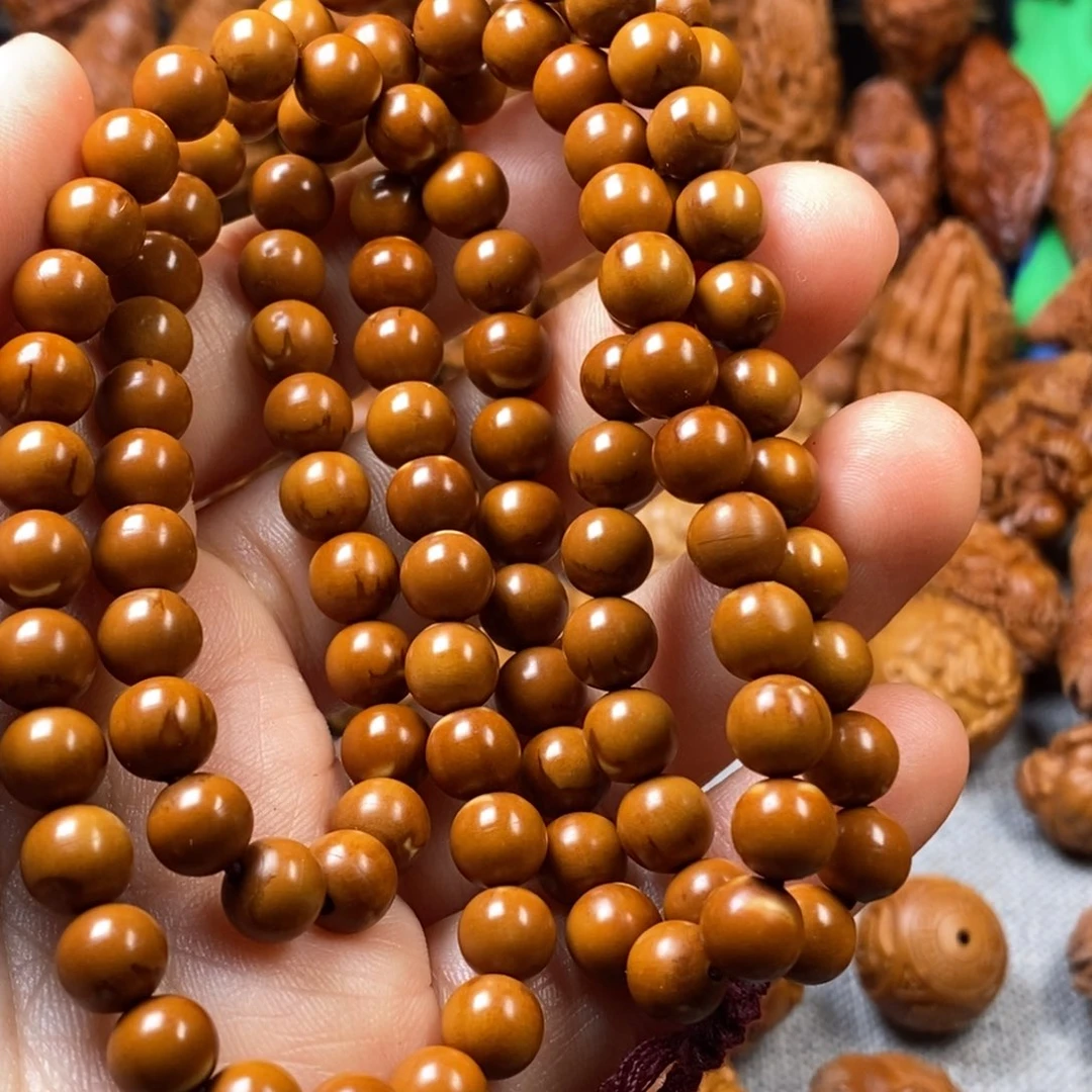 橄榄核手串/手链道*核雕脖挂